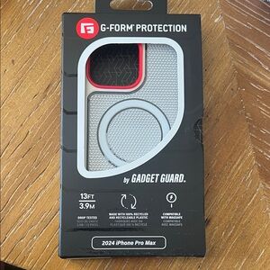 G-form protection Black and Red iPhone 2024 Case pro max